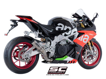 SC Project CR-T Slip-On Exhaust for Aprilia RSV4 RF